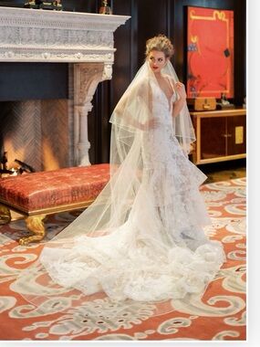 Toni Federici Dominica cathedral veil with blusher
